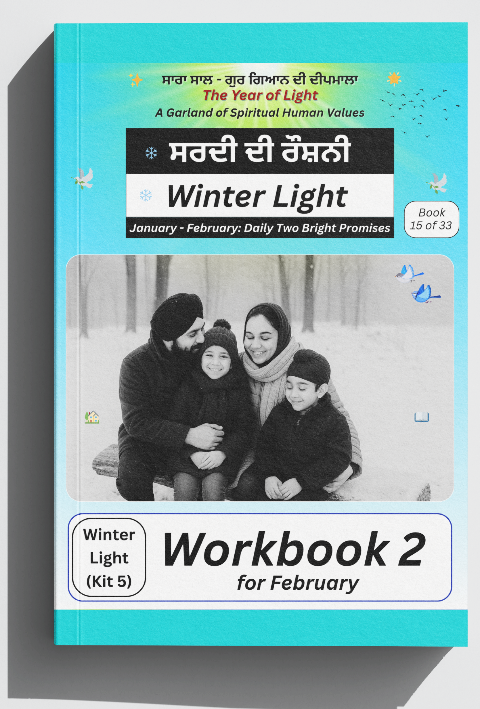 ਸਰਦੀ ਦੀ ਰੌਸ਼ਨੀ — ਰੌਸ਼ਨੀ ਦਾ ਸਾਲ — ਅਭਿਆਸ ਪੁਸਤਕ 2 | Winter Light – Year of Light – Workbook 2