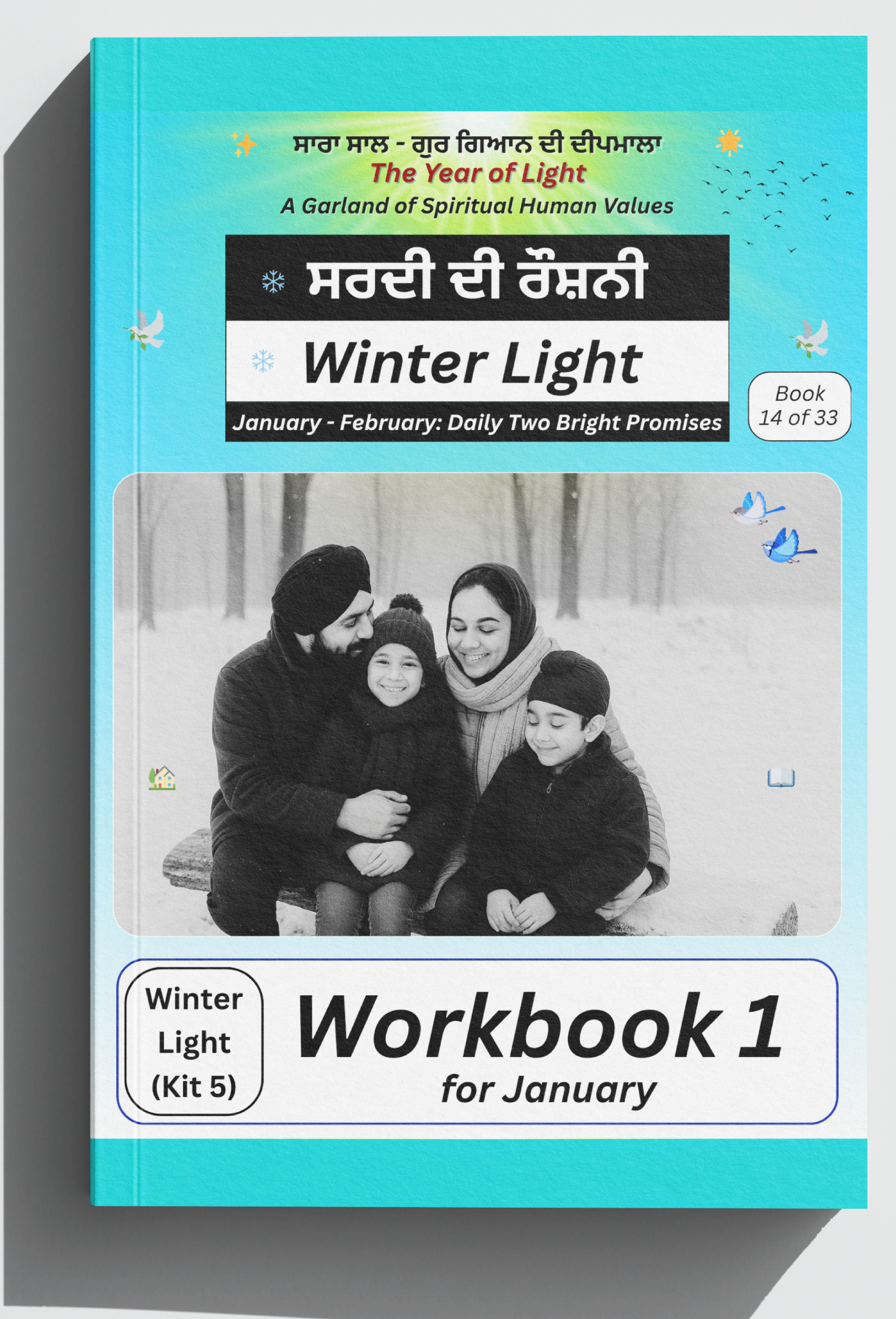 ਸਰਦੀ ਦੀ ਰੌਸ਼ਨੀ — ਰੌਸ਼ਨੀ ਦਾ ਸਾਲ — ਅਭਿਆਸ ਪੁਸਤਕ 1 | Winter Light – Year of Light – Workbook 1